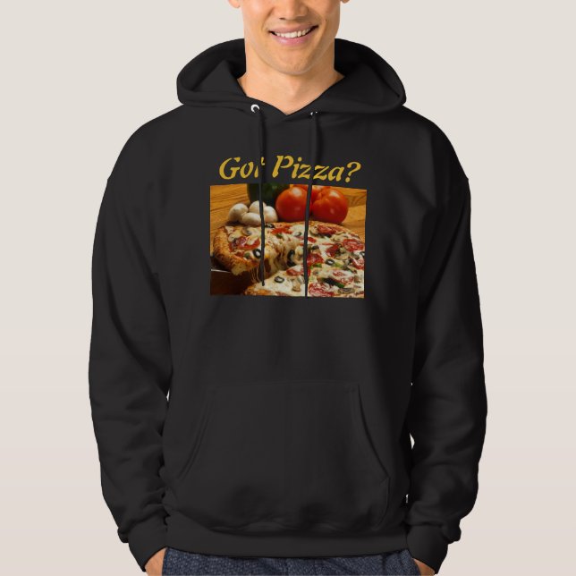 Got Pizza? der Hoodie der Männer (Vorderseite)