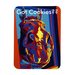 Got Plätzchen?? Pferde im Primärmagneten Magnet