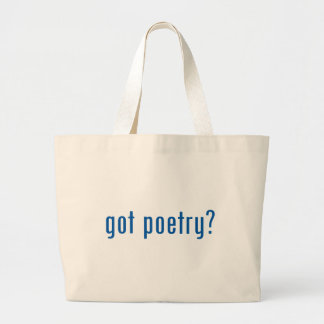 got Poesie? Jumbo Stoffbeutel