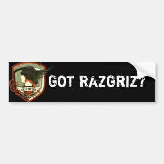 Got Razgriz? Autoaufkleber