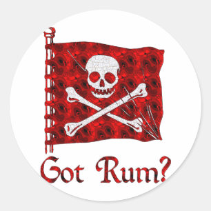 Got Rum? Runder Aufkleber