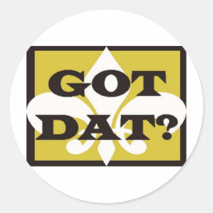 GOT? RUNDER AUFKLEBER