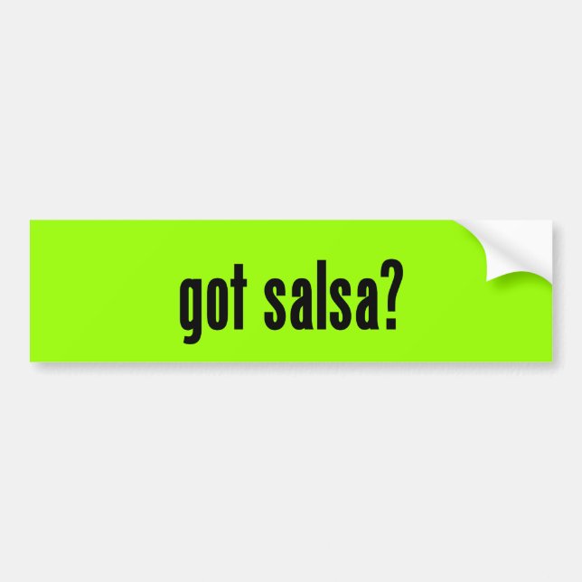 got Salsa? Autoaufkleber (Vorne)