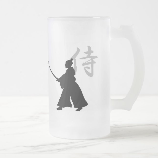 Got Samurai? GlasTasse Mattglas Bierglas (Rechts)