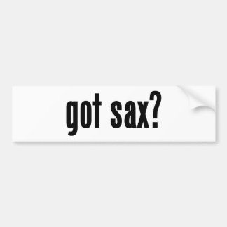 got Sax? Autoaufkleber