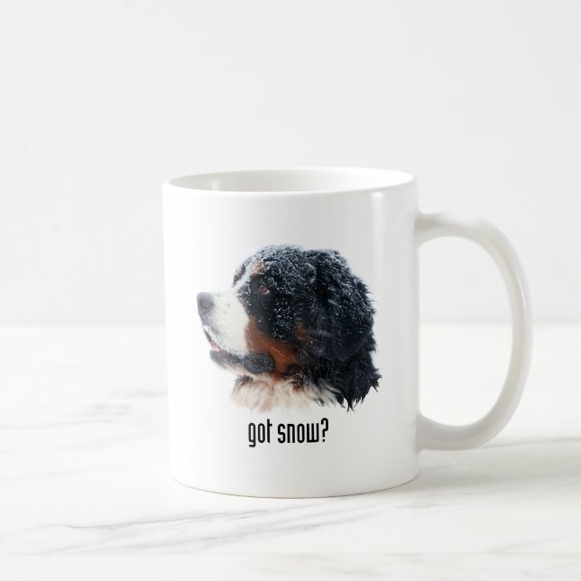 got Schnee? Bernese Gebirgshund Kaffeetasse (Rechts)