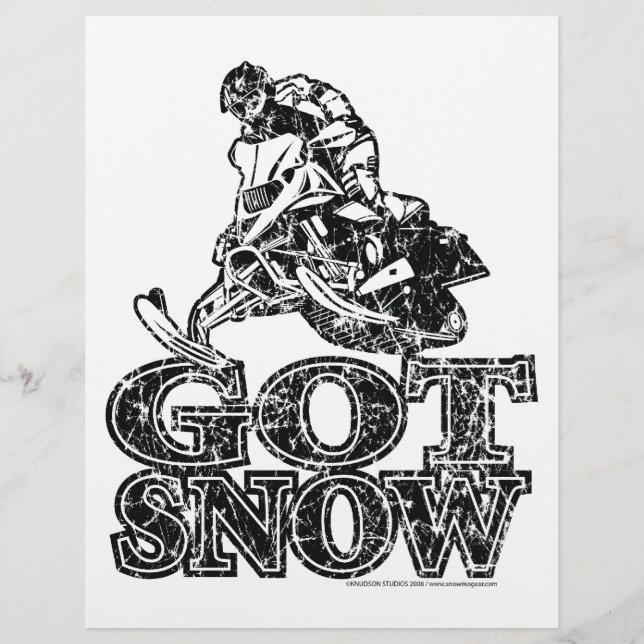 Got schneebekümmert (Vorderseite)