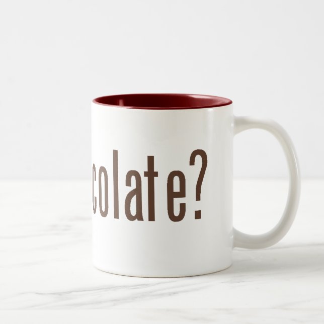 got Schokolade? Zweifarbige Tasse (Rechts)