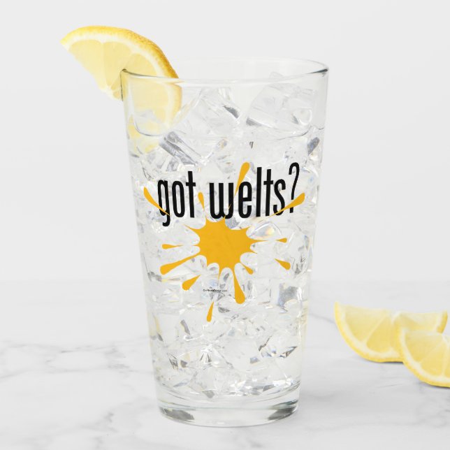 got Schweißnähte? Glas (Vorderseite Ice)