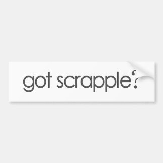Got Scrappleã¯Â ‚¬Â¥ Autoaufkleber