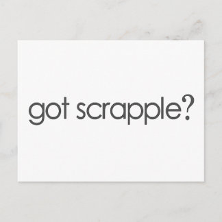 Got Scrappleã, Postkarte