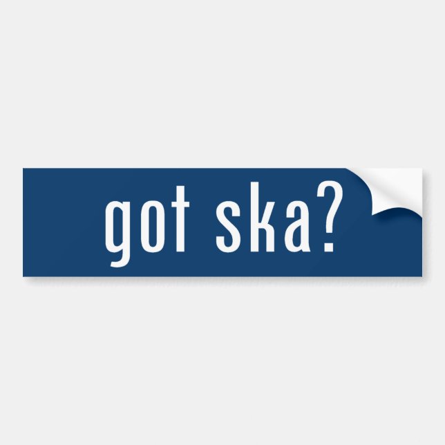 got ska? autoaufkleber (Vorne)