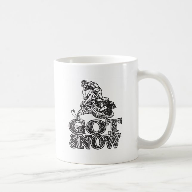 Got Snow Snowmobiler Kaffeetasse (Rechts)