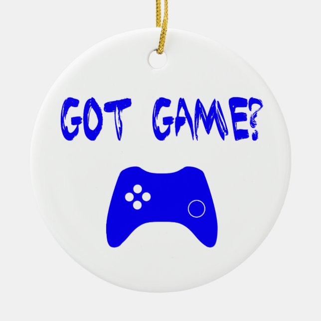 Got Spiel? Funny Gamer Ornament (Vorne)