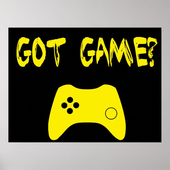 Got Spiel? Funny Gamer Poster (Vorne)
