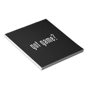 got Spiel? Notizblock