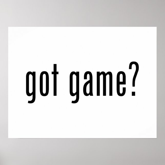got Spiel? Poster (Vorne)