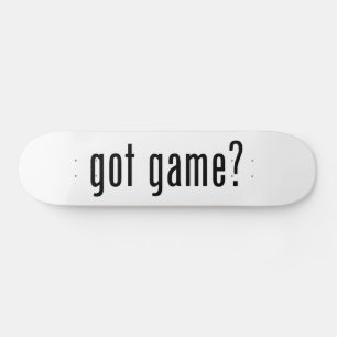 got Spiel? Skateboard