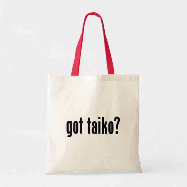got taiko? tragetasche (Vorne)