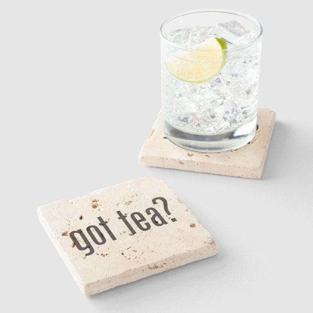 got Tee Steinuntersetzer (Seitenansicht)