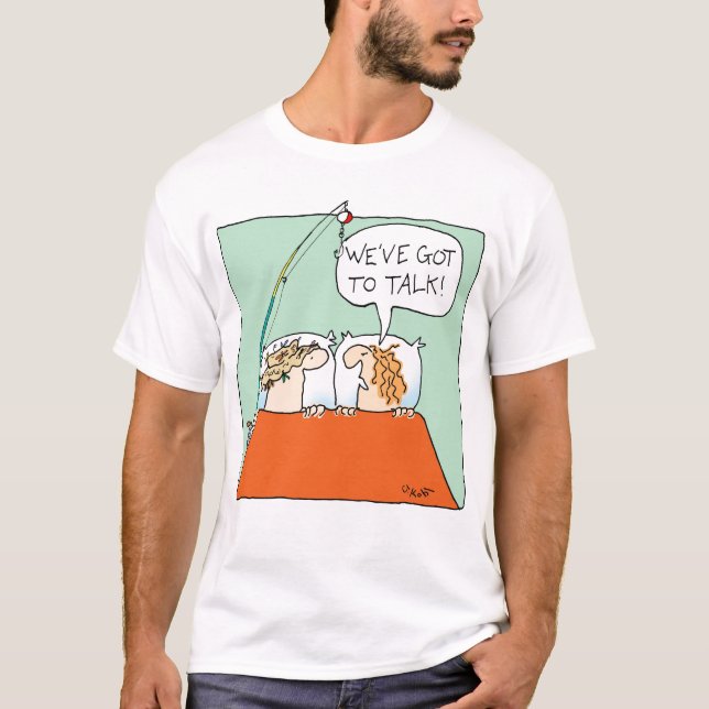 Got, um zu sprechen--Fischerei T-Shirt (Vorderseite)