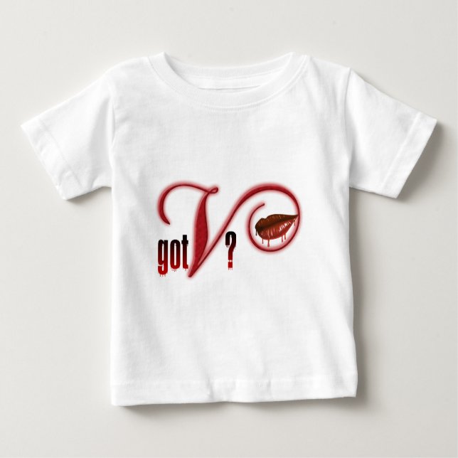 Got V - Vampire-Blut Baby T-shirt (Vorderseite)