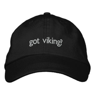 got viking? bestickte kappe