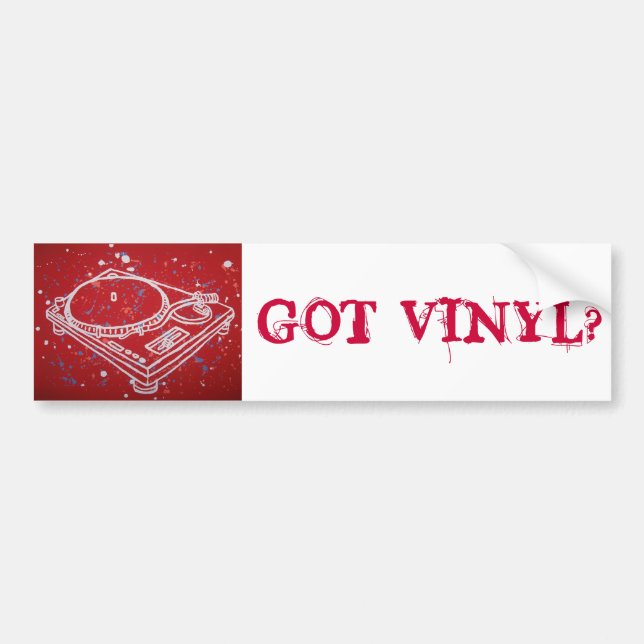 GOT VINYL? AUTOAUFKLEBER (Vorne)
