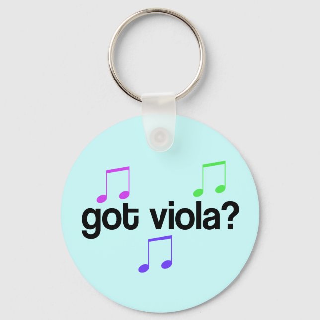 Got Viola Music Schlüsselanhänger (Vorderseite)