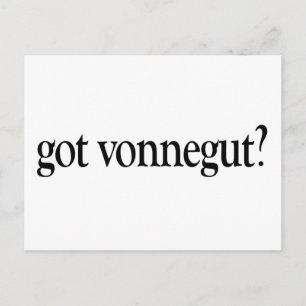 Got Vonnegut Postkarte