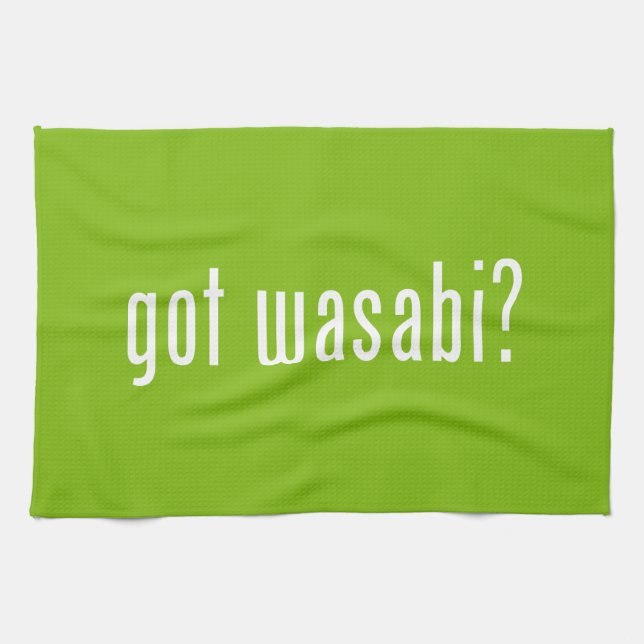 got Wabi? Handtuch (Horizontal)