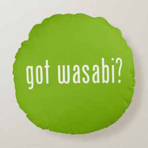 got Wabi? Rundes Kissen