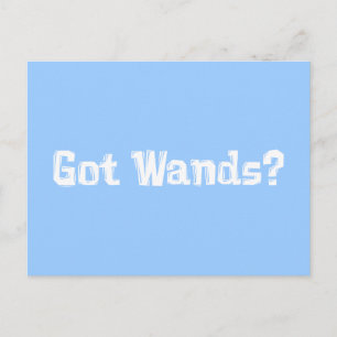 Got Wands Geschenke Postkarte