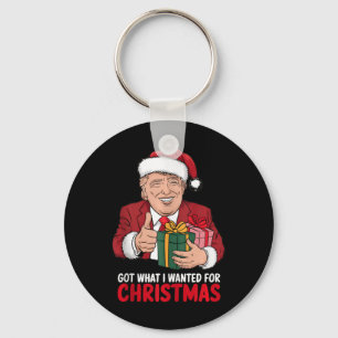 Got, was ich zu Weihnachten Gewollt Trump Weihnach Schlüsselanhänger