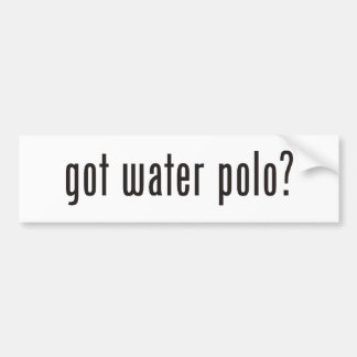 got Wasserpolo? Autoaufkleber