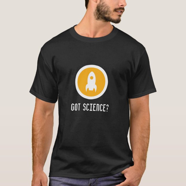 Got Wissenschafts-Rocket-T - Shirt auf dunklem (Vorderseite)