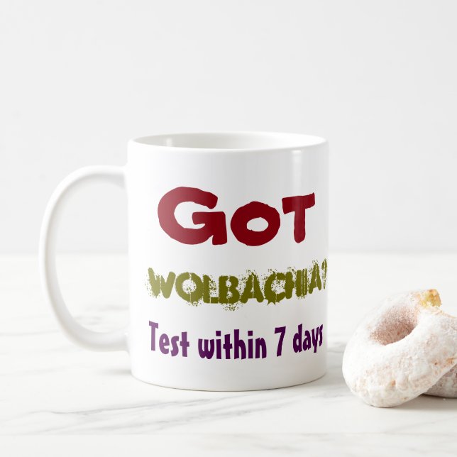 Got Wolbachia? Hunderte Pflege durch RoseWrites Kaffeetasse (Mit Donut)