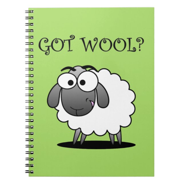 GOT WOLLEN? Zeitschrift Notizblock (Vorderseite)