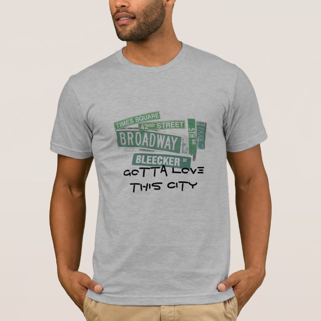 Got zur Liebe diese Stadt - Straßen T-Shirt (Vorderseite)