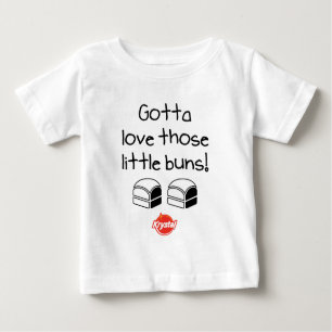 Got zur Liebe jene kleinen Brötchen Baby T-shirt