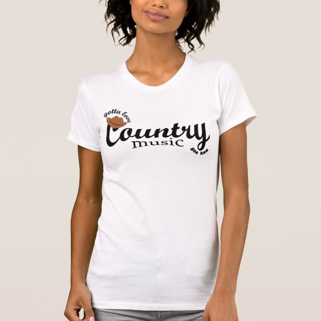 got zur LiebeCountrymusik T-Shirt (Vorderseite)