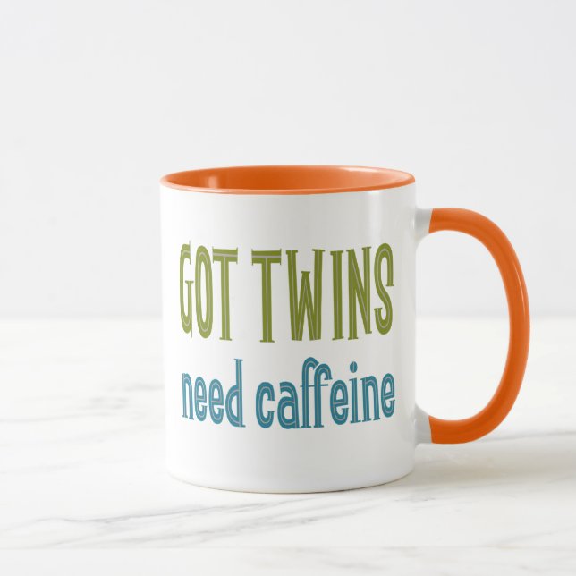 GOT ZWILLINGS-Bedarfskoffein Tasse (Rechts)