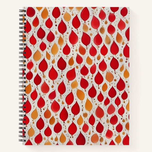 Gotas de Oro y Fuego Notizbuch (Vorderseite)