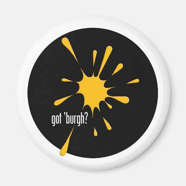 got'burgh? magnet (Vorne)
