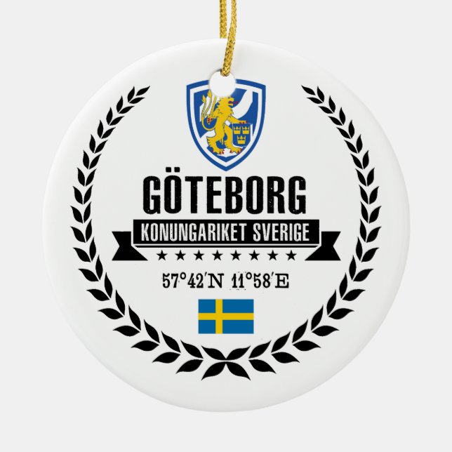 Göteborg Keramikornament (Vorne)