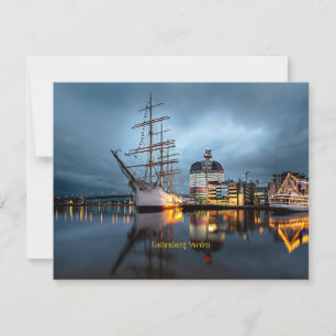 Göteborg, Schweden Hafen Feiertagskarte