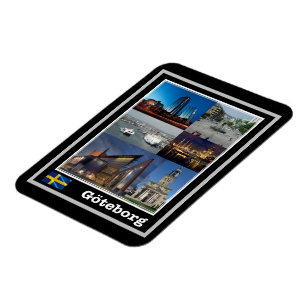 Göteborg - Schweden - Mosaik - Magnet