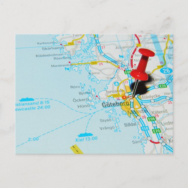 Göteborg, Schweden Postkarte (Vorderseite)