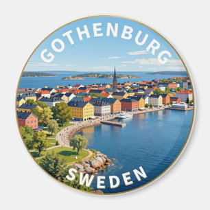 Göteborg Schweden Skandinavische Küstenlandschaft Magnet
