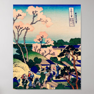 Goten-Yama Hill, Shinagawa auf Tokaido, Japanisch Poster